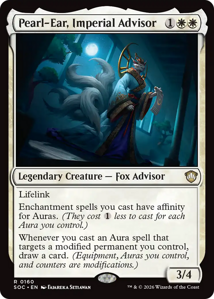 Pearl-Ear, Imperial Advisor [Secrets of Strixhaven Commander] | Gear Gaming Bentonville
