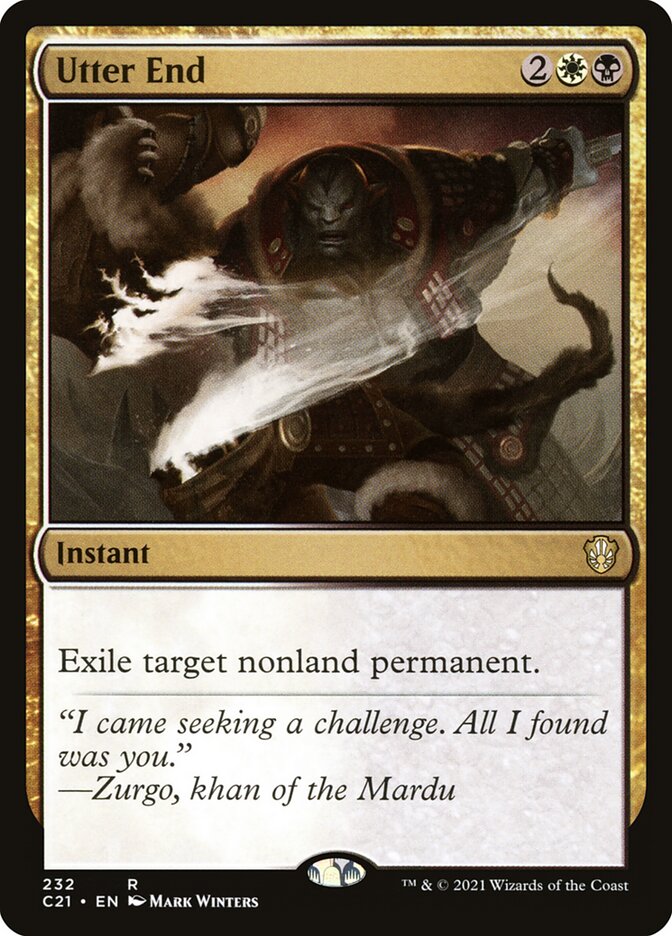 Utter End [Commander 2021] | Gear Gaming Bentonville