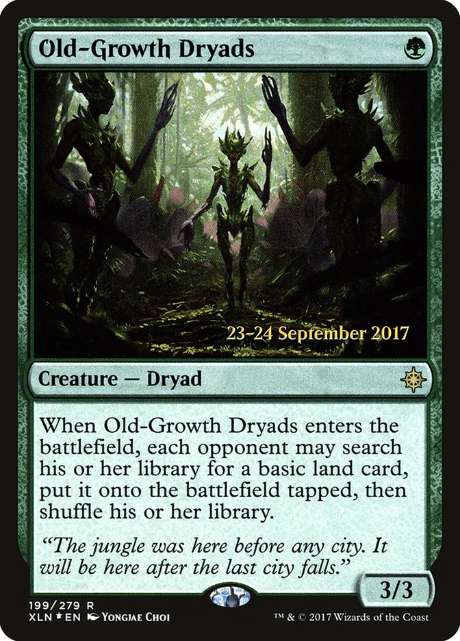 Old-Growth Dryads [Ixalan Prerelease Promos] | Gear Gaming Bentonville