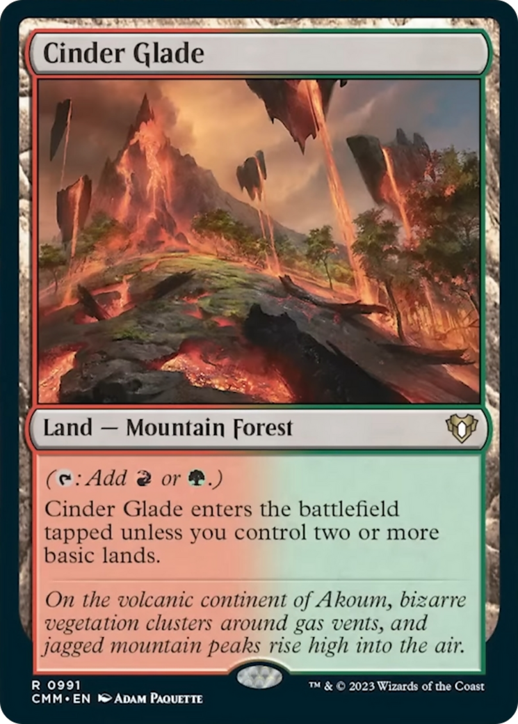 Cinder Glade [Commander Masters] | Gear Gaming Bentonville