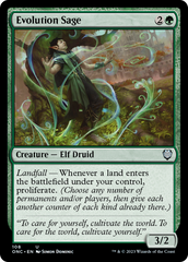 Evolution Sage [Phyrexia: All Will Be One Commander] | Gear Gaming Bentonville