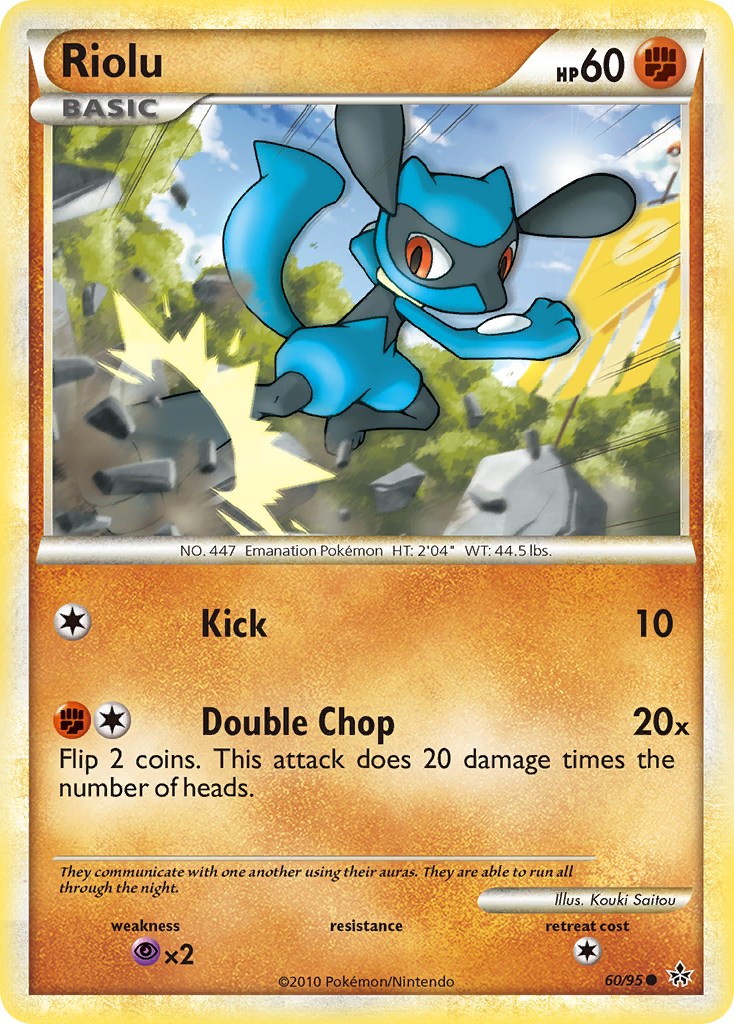 Riolu (60/95) [HeartGold & SoulSilver: Unleashed] | Gear Gaming Bentonville