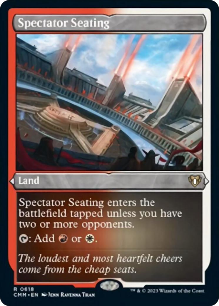 Spectator Seating (Foil Etched) [Commander Masters] | Gear Gaming Bentonville