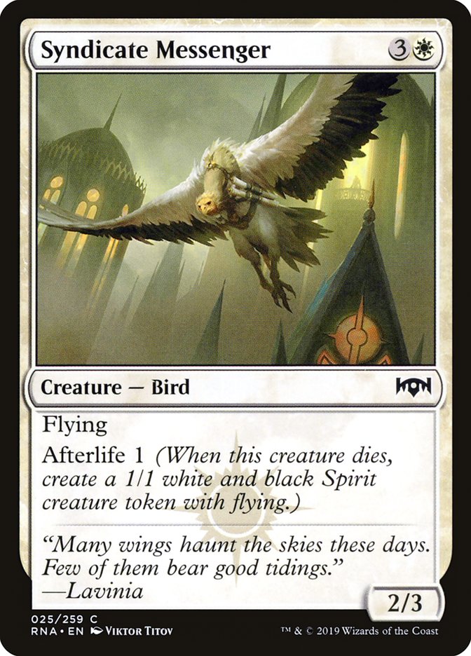 Syndicate Messenger [Ravnica Allegiance] | Gear Gaming Bentonville