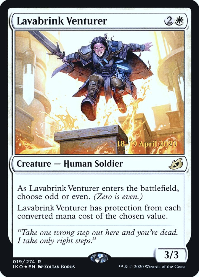 Lavabrink Venturer [Ikoria: Lair of Behemoths Prerelease Promos] | Gear Gaming Bentonville