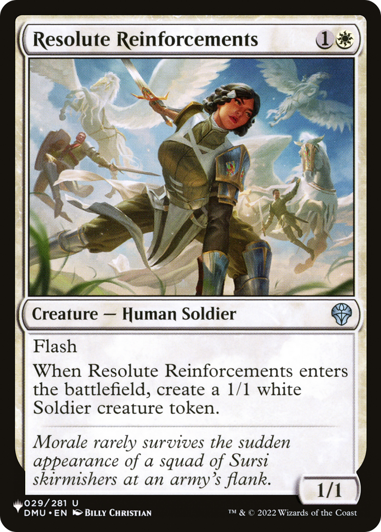 Resolute Reinforcements [The List Reprints] | Gear Gaming Bentonville