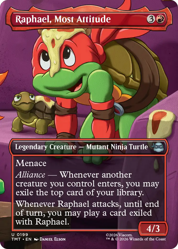 Raphael, Most Attitude (Borderless) [Teenage Mutant Ninja Turtles] | Gear Gaming Bentonville
