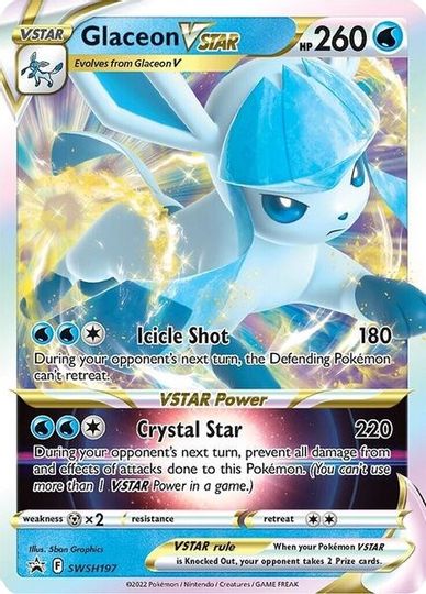 Glaceon VSTAR (SWSH197) (Jumbo Card) [Sword & Shield: Black Star Promos] | Gear Gaming Bentonville