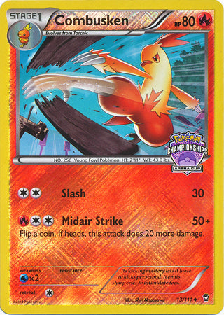 Combusken (13/111) (States Championship Promo) [XY: Furious Fists] | Gear Gaming Bentonville