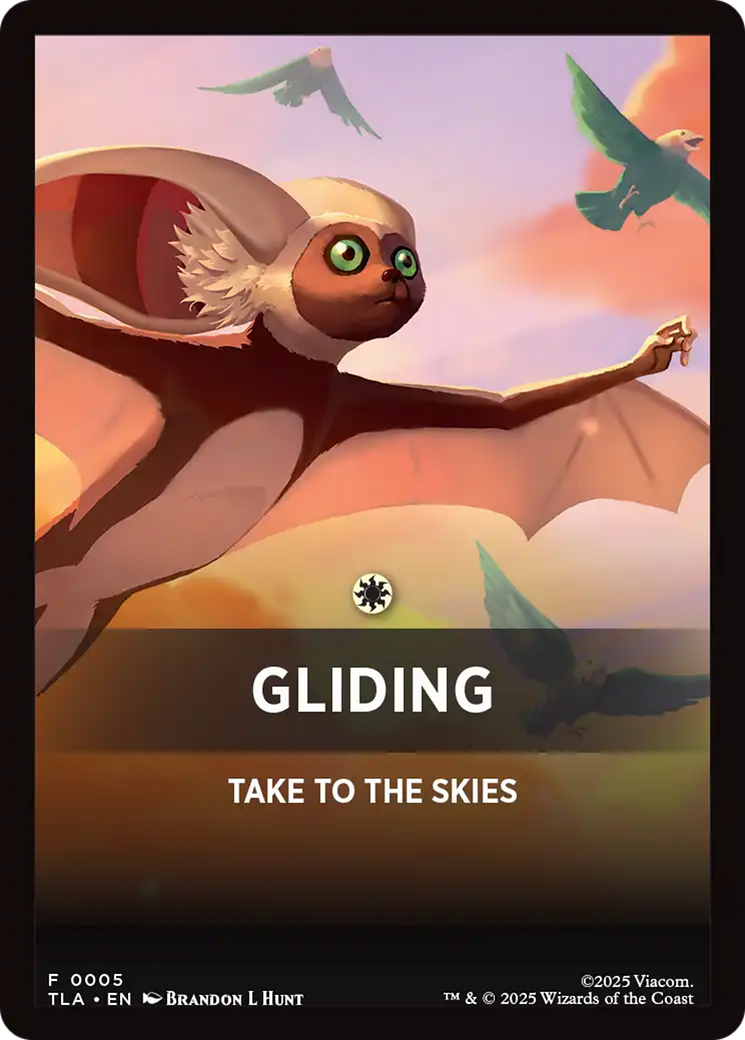 Gliding Theme Card [Avatar: The Last Airbender Tokens] | Gear Gaming Bentonville