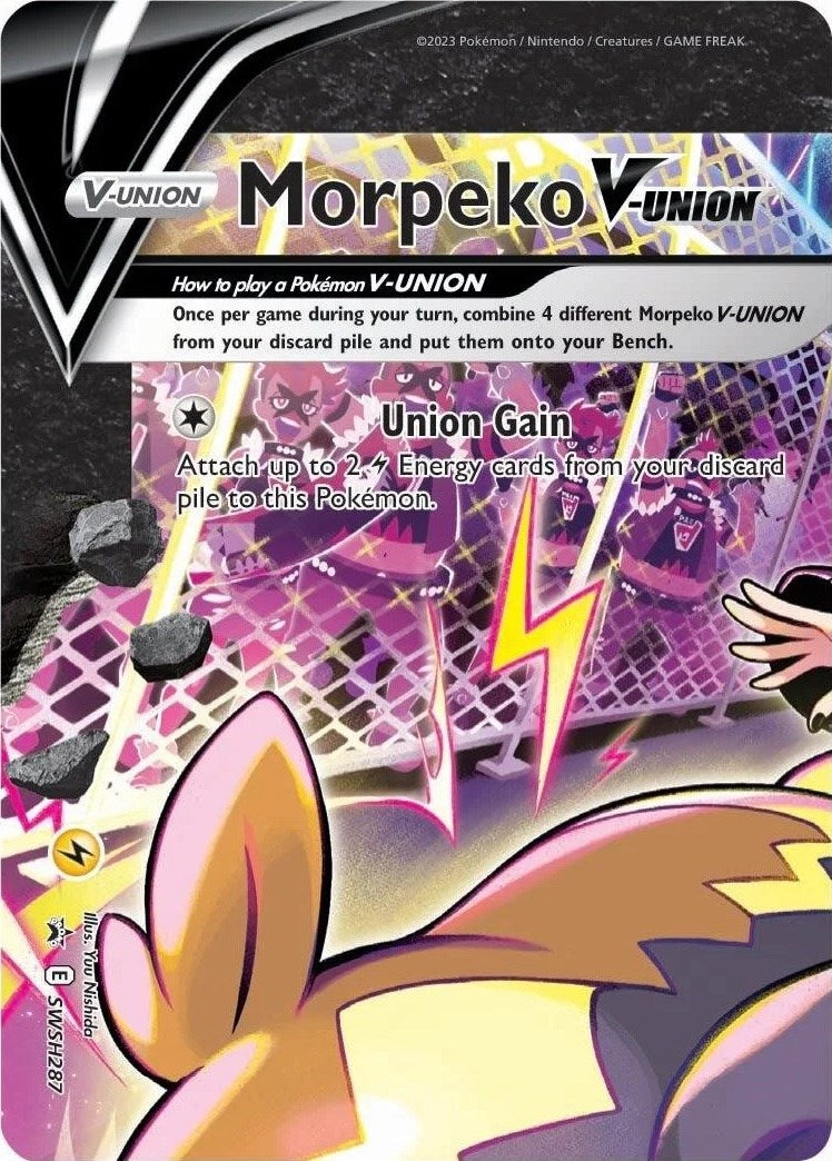 Morpeko V-Union (SWSH287) [Sword & Shield: Black Star Promos] | Gear Gaming Bentonville
