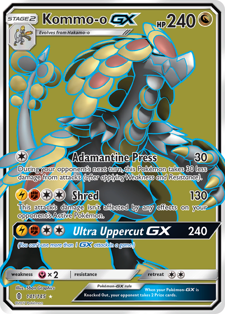 Kommo-o GX (141/145) [Sun & Moon: Guardians Rising] | Gear Gaming Bentonville