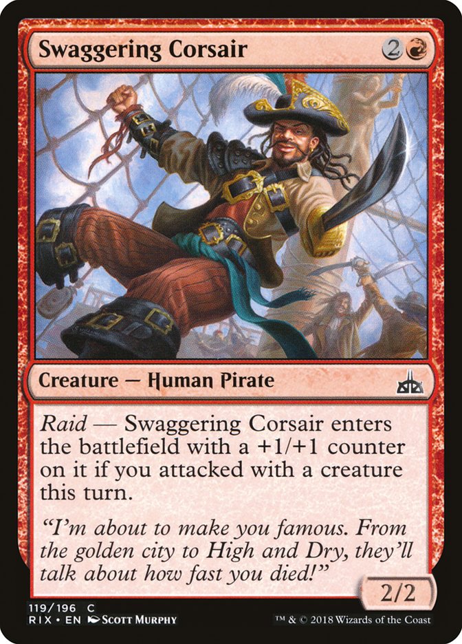 Swaggering Corsair [Rivals of Ixalan] | Gear Gaming Bentonville