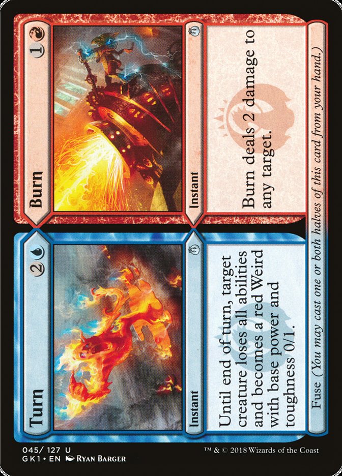 Turn // Burn [Guilds of Ravnica Guild Kit] | Gear Gaming Bentonville