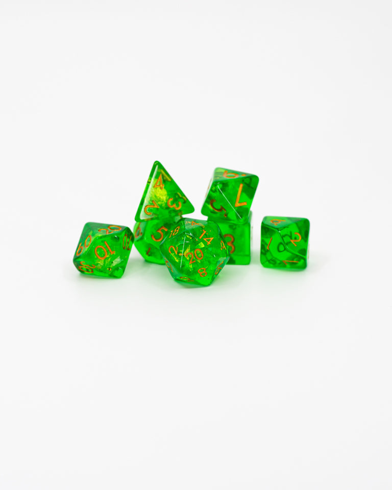 Gelatinous Cube Acrylic Dice 7pc Set | Gear Gaming Bentonville