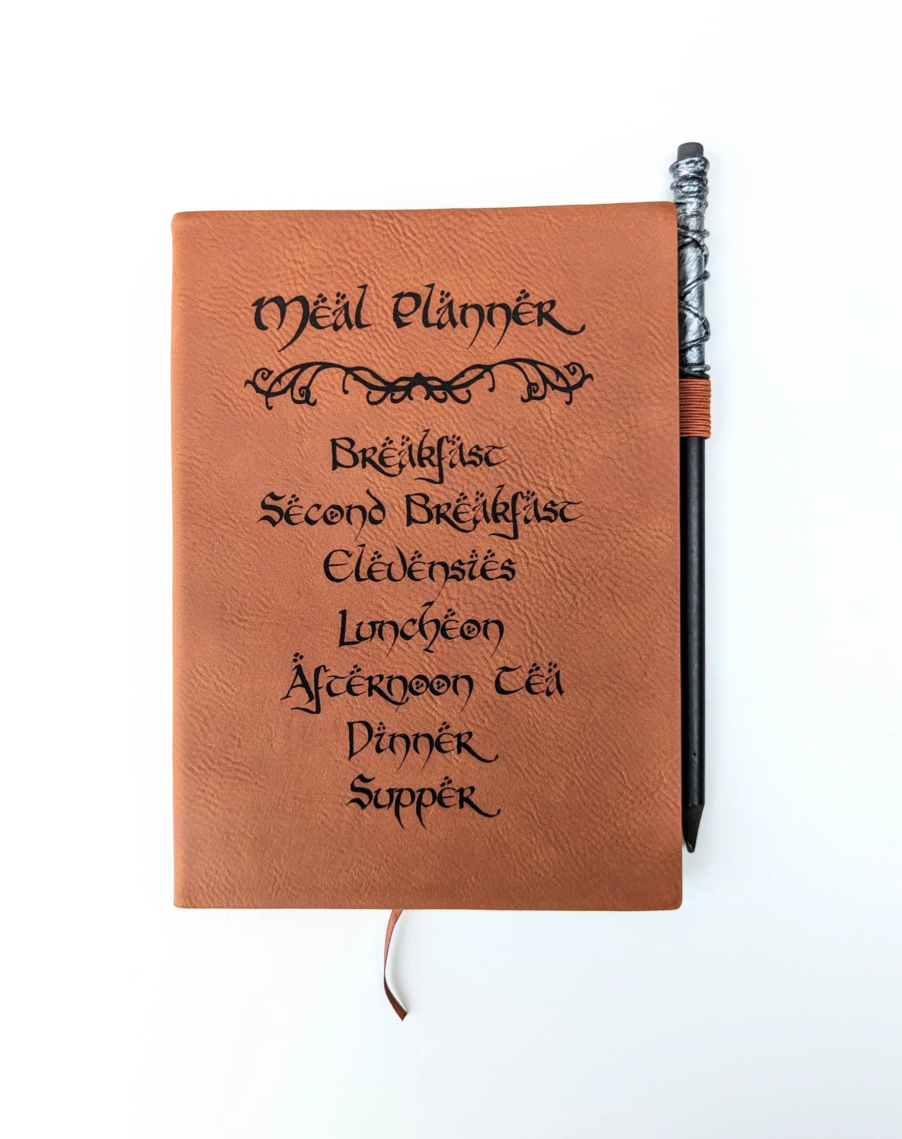 A Hobbit's Meal Planner | Vegan Leather Mini Dot Journal | Gear Gaming Bentonville