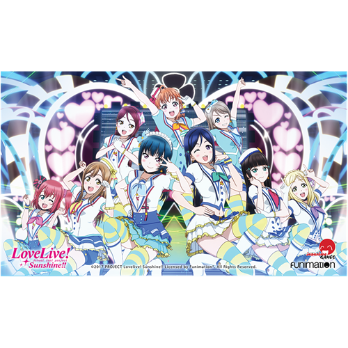 Officially Licensed "Love! Live! Sunshine" Standard Playmat - Azora Jumping Heart | Gear Gaming Bentonville