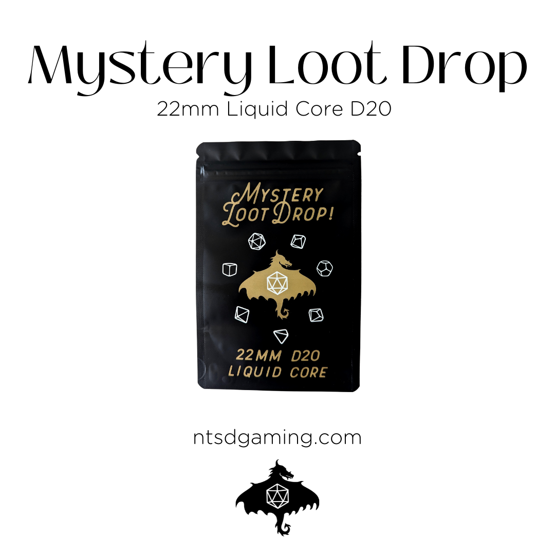 Mystery Loot Drop | Single 22mm Liquid Core D20 | Gear Gaming Bentonville