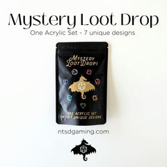 Mystery Loot Drop | Unique Acrylic Polyhedral Dice Set | Gear Gaming Bentonville