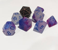 Mystery Loot Drop | 8-Piece Acrylic + (metal) D20 Polyhedral Dice Set | Gear Gaming Bentonville