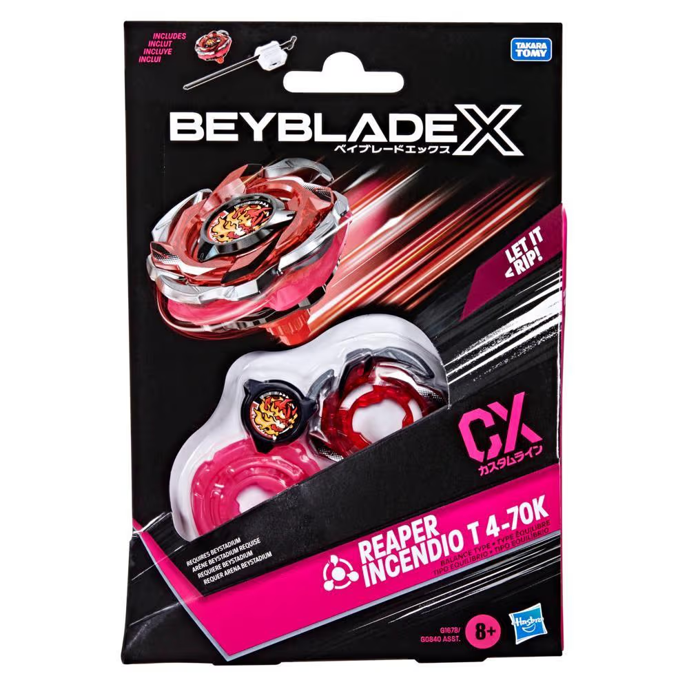 Beyblade: X: Reaper Incendio T4-70K | Gear Gaming Bentonville