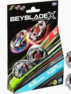 Beyblade X - Dual Pack: Tail Viper 5-80O & Sword Dran 3-60F | Gear Gaming Bentonville