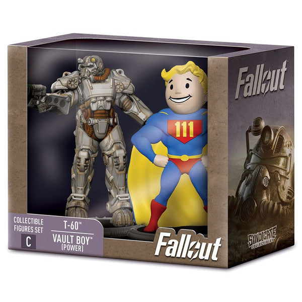 Fallout Collectible Figures Set T-60 & Vault Boy (Power) | Gear Gaming Bentonville
