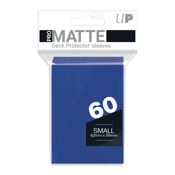 Small Pro-Matte Sleeves – Blue (60ct) | Gear Gaming Bentonville