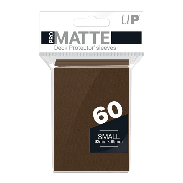 Small Pro-Matte Sleeves – Brown (60ct) | Gear Gaming Bentonville
