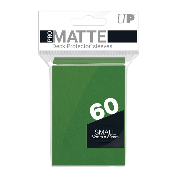 Small Pro-Matte Sleeves – Green (60ct) | Gear Gaming Bentonville