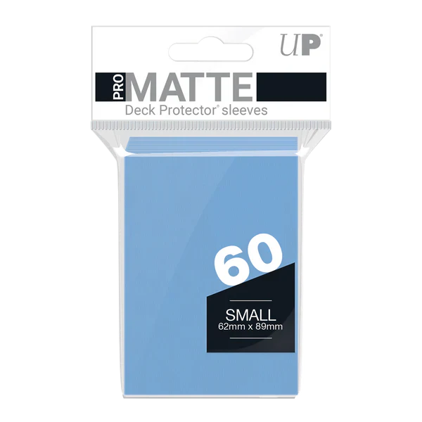 Small Pro-Matte Sleeves – Light Blue (60ct) | Gear Gaming Bentonville