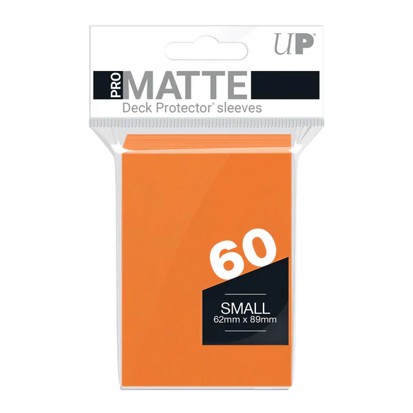 Small Pro-Matte Sleeves – Orange (60ct) | Gear Gaming Bentonville