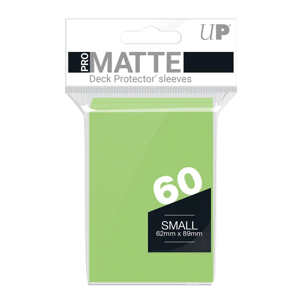 Small Pro-Matte Sleeves – Lime Green (60ct) | Gear Gaming Bentonville