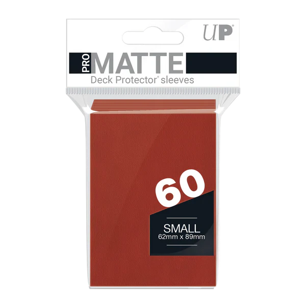 Small Pro-Matte Sleeves – Red (60ct) | Gear Gaming Bentonville