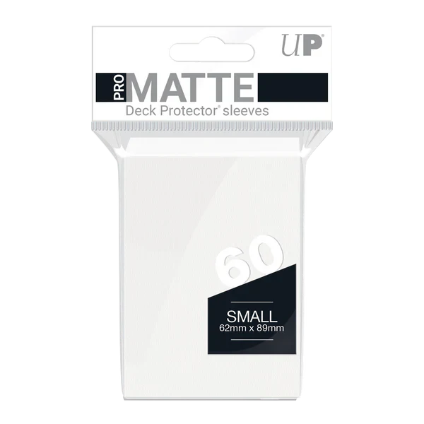 Small Pro-Matte Sleeves – White (60ct) | Gear Gaming Bentonville