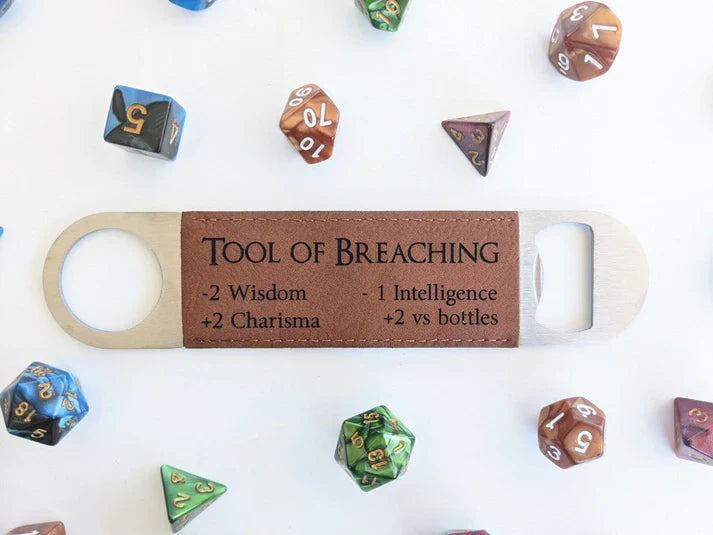 Tool of Breaching | Vegan Leather Bottle Opener | Gear Gaming Bentonville