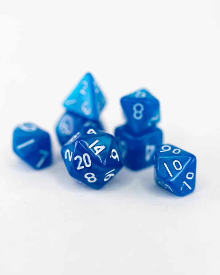Navi | 7 Piece Mini Acrylic Polyhedral Dice Set | Gear Gaming Bentonville