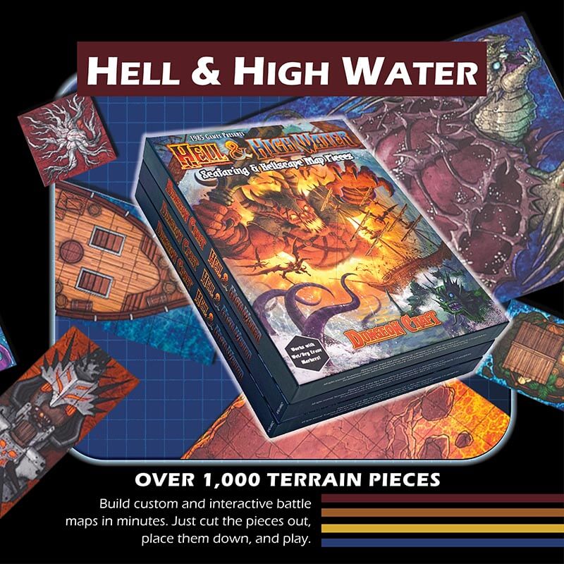 Hell &  High Water:  Seafaring and Hellscape Map Pieces | Gear Gaming Bentonville