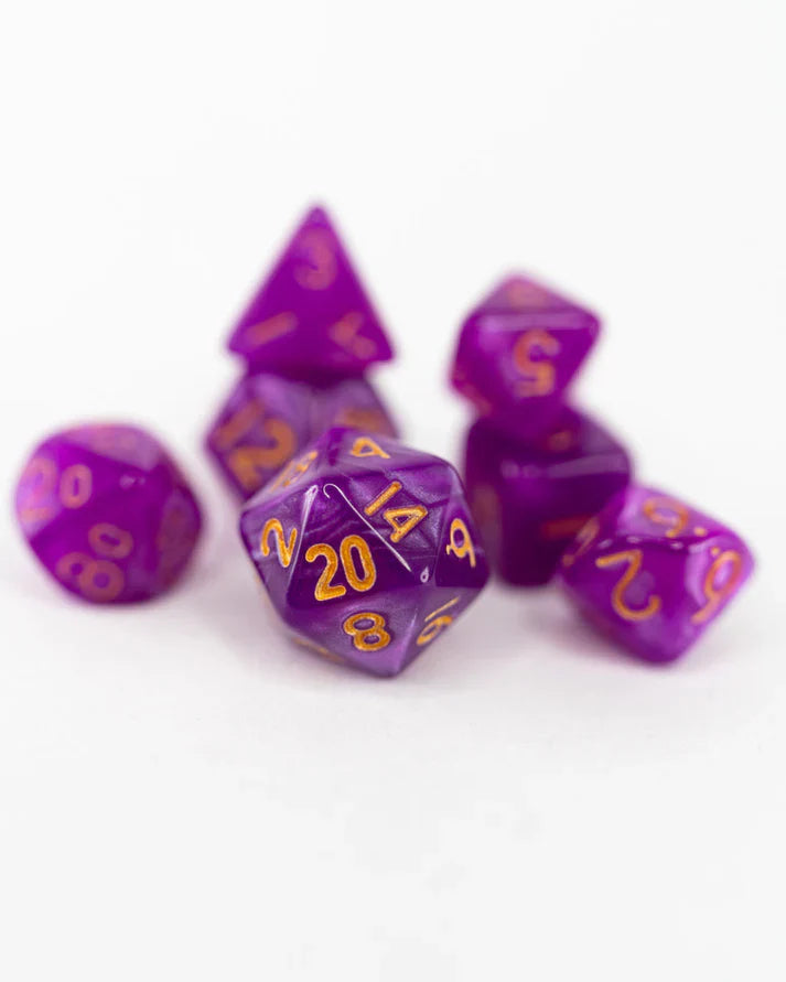 Princeling | 7 Piece Mini Acrylic Polyhedral Dice Set | Gear Gaming Bentonville
