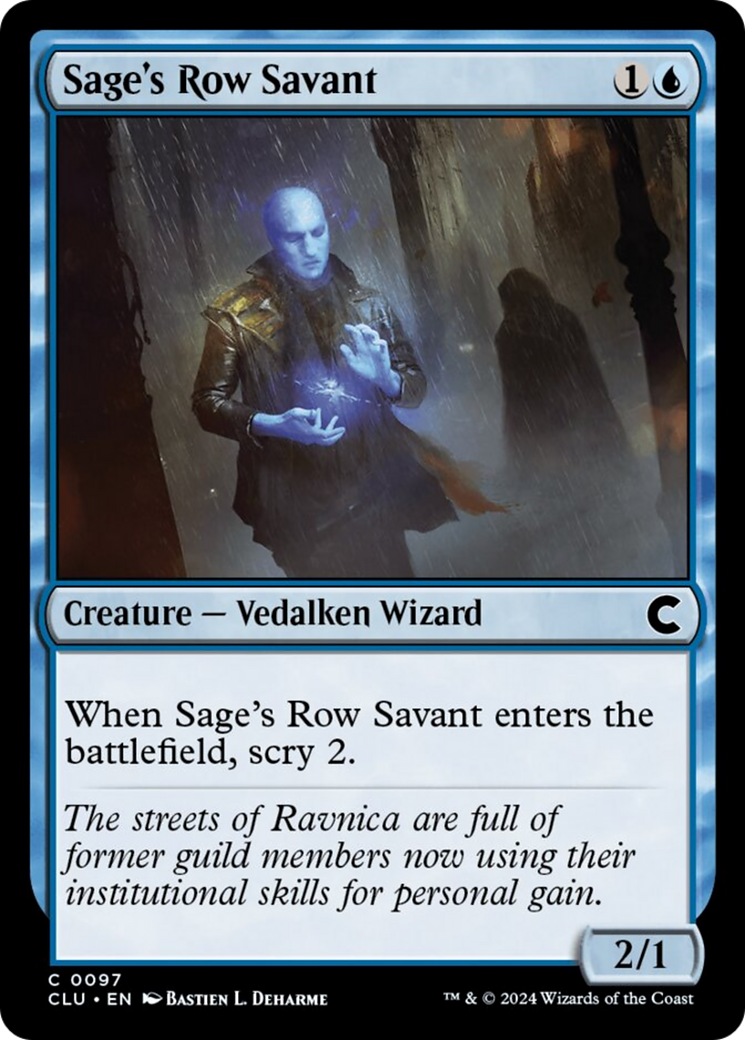 Sage's Row Savant [Ravnica: Clue Edition] | Gear Gaming Bentonville