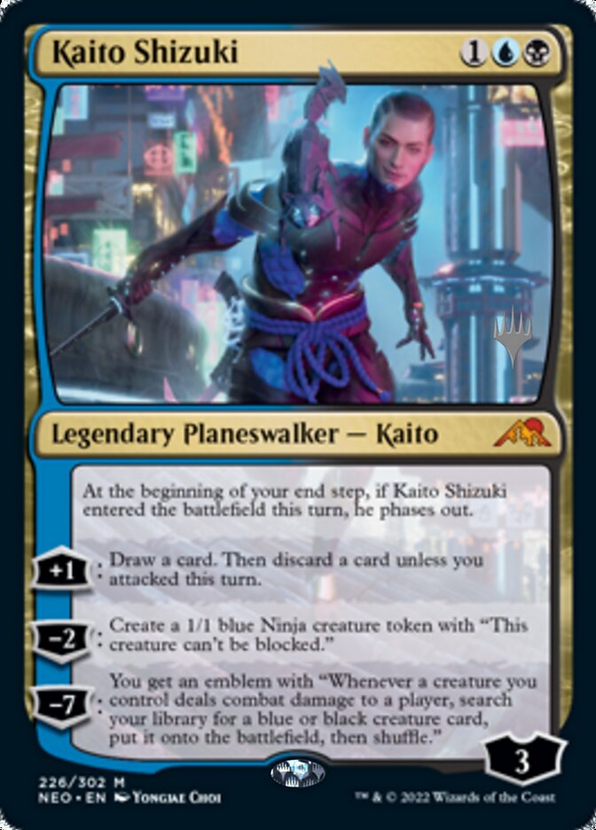 Kaito Shizuki (Promo Pack) [Kamigawa: Neon Dynasty Promos] | Gear Gaming Bentonville