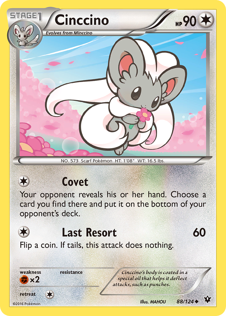 Cinccino (88/124) [XY: Fates Collide] | Gear Gaming Bentonville