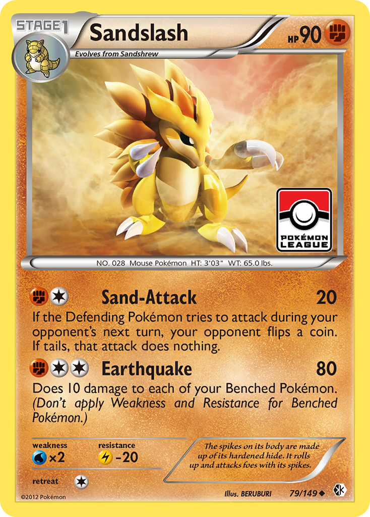 Sandslash (79/149) [Black & White: Boundaries Crossed] | Gear Gaming Bentonville