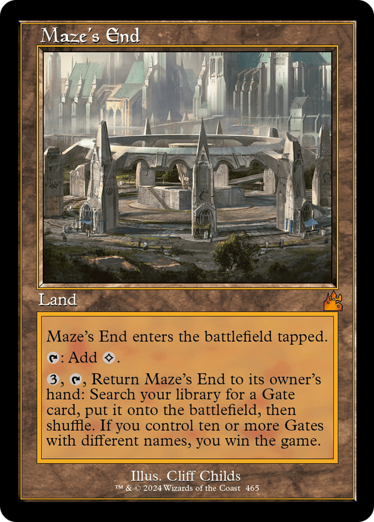 Maze's End (Retro Frame) [Ravnica Remastered] | Gear Gaming Bentonville