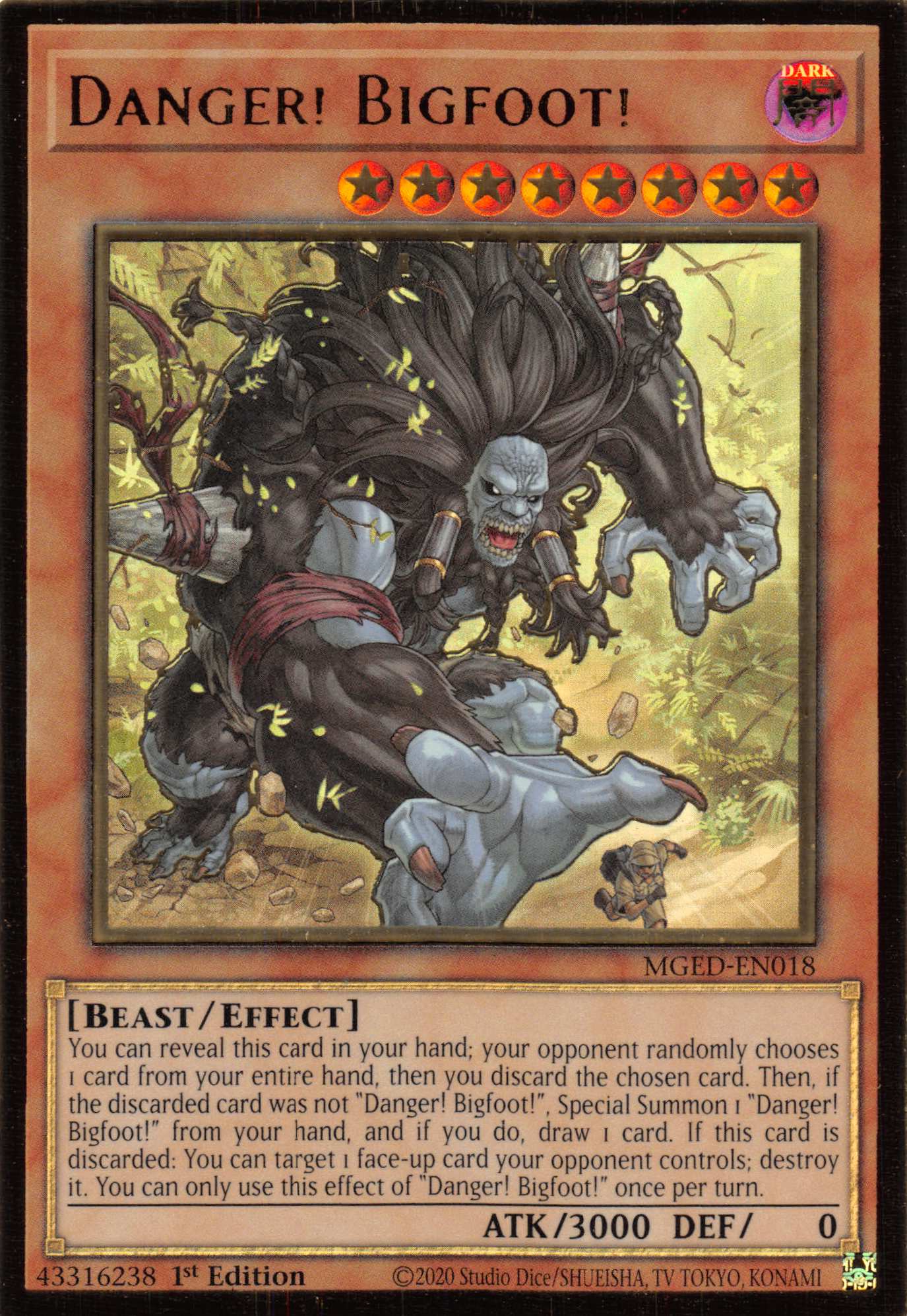 Danger! Bigfoot! [MGED-EN018] Gold Rare | Gear Gaming Bentonville