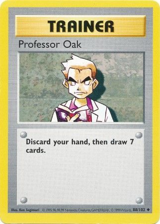 Professor Oak (88/102) [Base Set Shadowless Unlimited] | Gear Gaming Bentonville