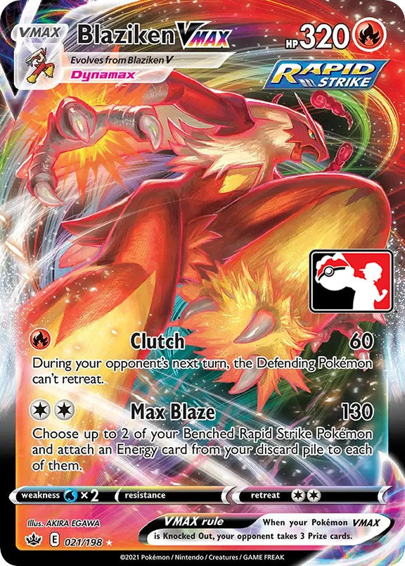 Blaziken VMAX (021/198) [Prize Pack Series One] | Gear Gaming Bentonville