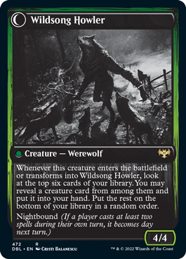 Howlpack Piper // Wildsong Howler [Innistrad: Double Feature] | Gear Gaming Bentonville