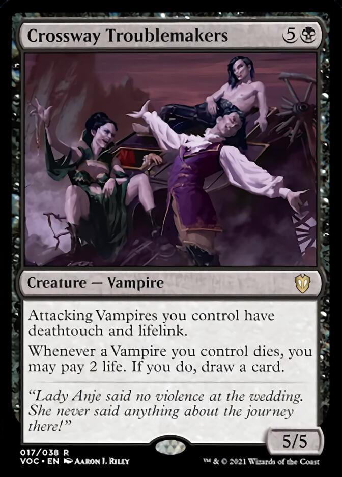 Crossway Troublemakers [Innistrad: Crimson Vow Commander] | Gear Gaming Bentonville