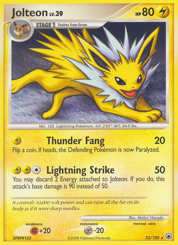 Jolteon (23/100) [Diamond & Pearl: Majestic Dawn] | Gear Gaming Bentonville